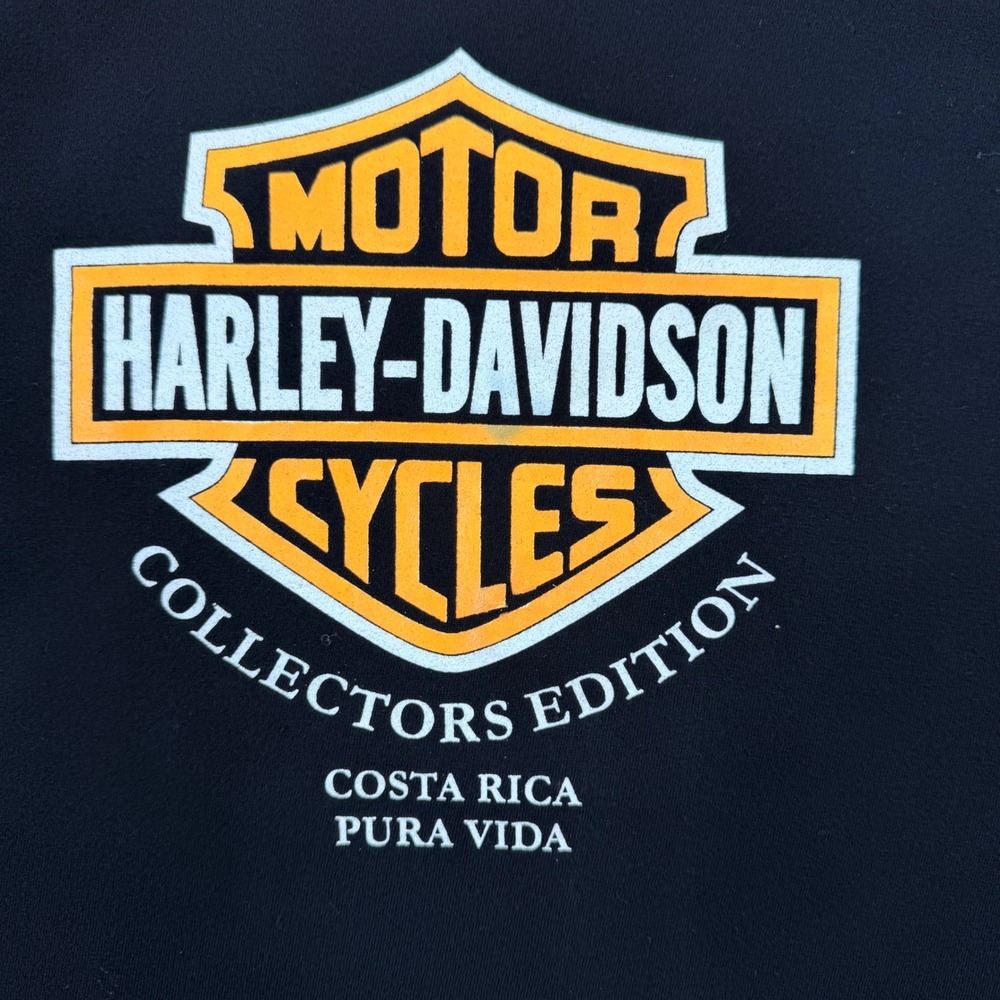 Harley-Davidson Costa Rica Beach Tank Top Mens Medium Black Pura Vida Dealer - Picture 6 of 8